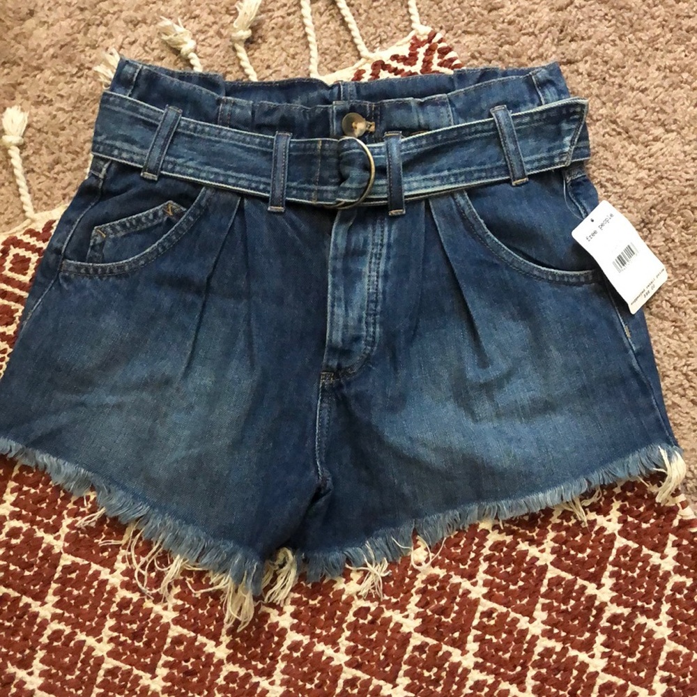 NWT Free People Jean shorts XS